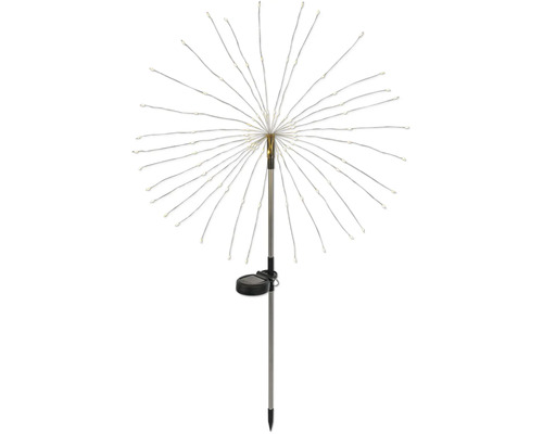 Solar tuin prikspot met LED-lichtsnoeren in stervorm