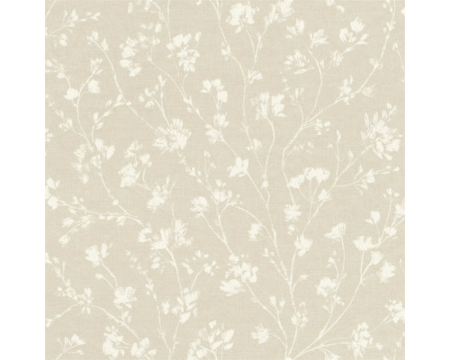 RASCH Vliesbehang 463811 Country Charme bloemen beige Behang met bloemmotief