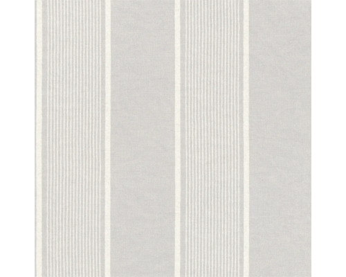 RASCH Vliesbehang 463972 Country Charme strepen grijs Behang met streepmotief