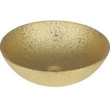 DIFFERNZ Waskom keramiek Bright goud 36 x 14 cm