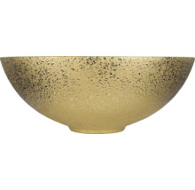 DIFFERNZ Waskom keramiek Bright goud 36 x 14 cm