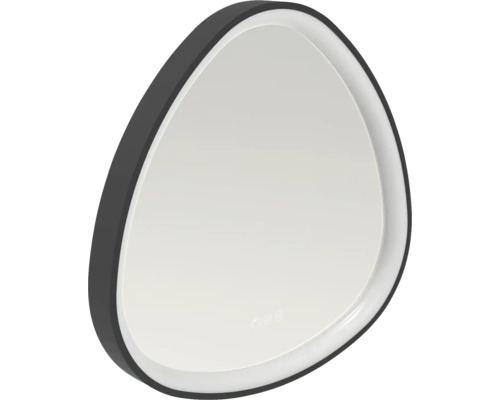 Ovale spiegel met lijst voor badkamer