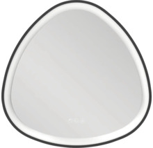 Driehoekige spiegel met verlichting