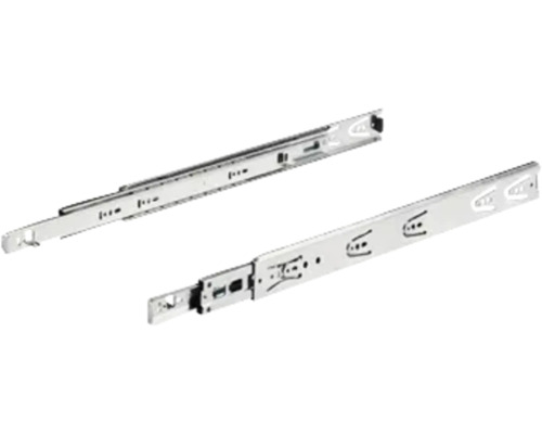 HETTICH Ladegeleider KA4932 opliggende montage 450 mm staal verzinkt, 2 stuks Metalen ladegeleiders set