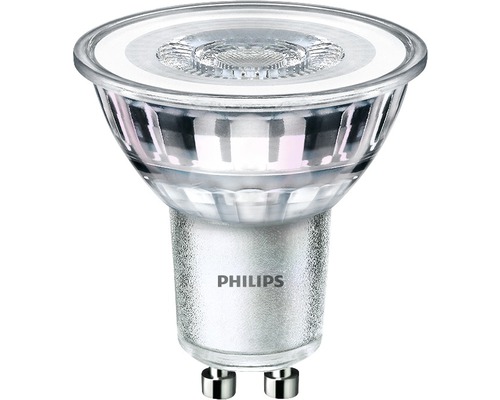 PHILIPS LED lamp GU10/3,5W reflectorvorm warmwit, 2 stuks Philips LED-lamp GU10