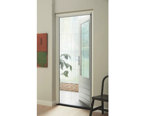 HAMSTRA Plisséhor deur Basic grijs 100x209 cm HAMSTRA Plisséhor deur Basic grijs 100x209 cm