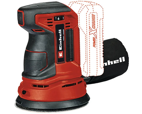 Einhell accuschuurmachine met stofopvangzak