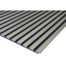 Geluidsabsorberende wandpanelen met lamellenstructuur