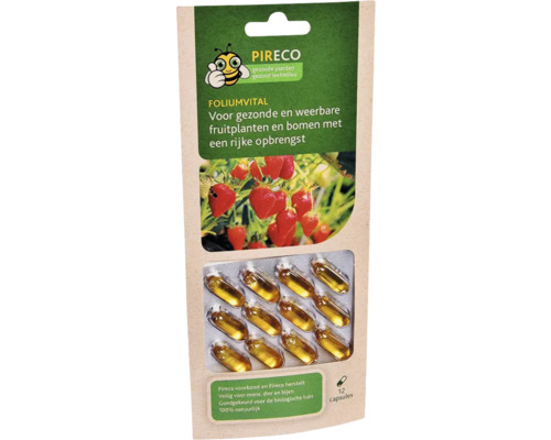 PIRECO FoliumVital voor gezonde en weerbare fruit planten en bomen 12 caps