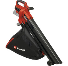 Einhell accu bladzuiger met opvangzak en wielen