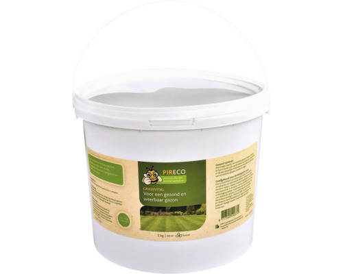 PIRECO GraseVital voor een gezond en weerbaar gazon 5 kg Pireco Grasevital gazonmest in emmer, 5 kilogram voor 60 vierkante meter