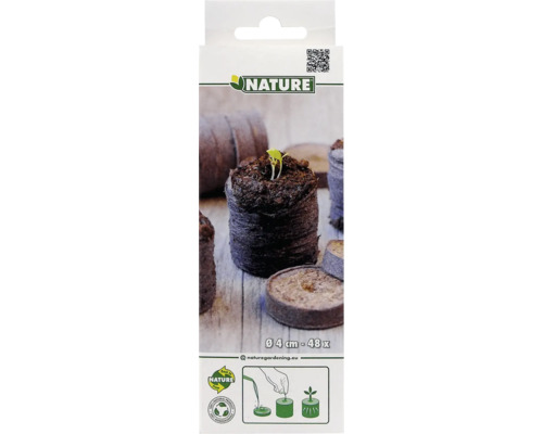 Nature kweektabletten met een diameter van vier centimeter, 48 stuks