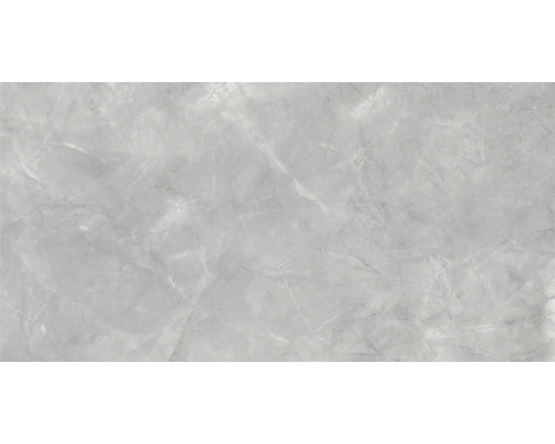 Grijze porseleinen tegel met marmerlook