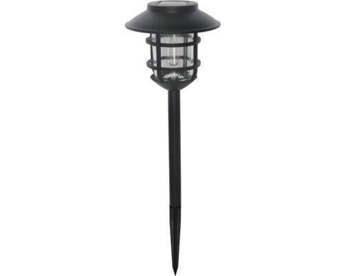 LED Solar buitenlamp op spies 56,5 cm zwart