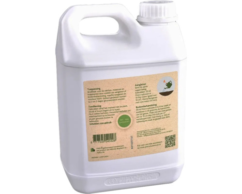 Plantenverzorgingsproduct in een witte jerrycan