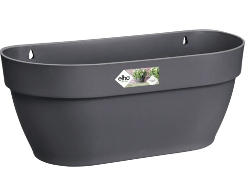 ELHO Wandplantenbak Vibia Campana Kunststof zwart 35x16x15 cm