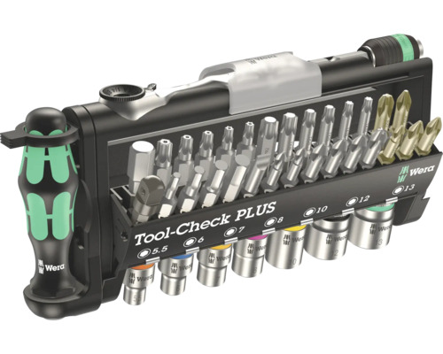 Wera Tool-Check PLUS gereedschapsset met bits, moeren en schroevendraaier