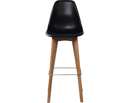 Barhocker met houten poten en zitschaal