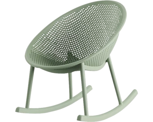 Schommelstoel met geperforeerde zitting
