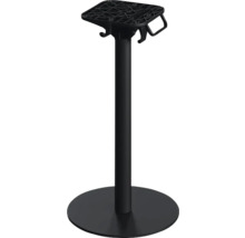 Tafelonderstel met ronde voetplaat en vierkante montageplaat