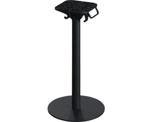 Tafelonderstel met ronde voetplaat en vierkante montageplaat