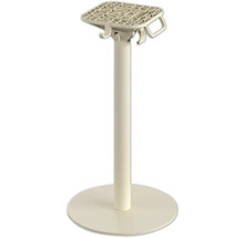 Tafelonderstel met ronde voet en vierkante montageplaat