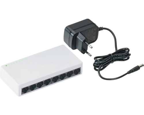 BLEIL Netwerkswitch 8-voudig RJ45 1000Mbps