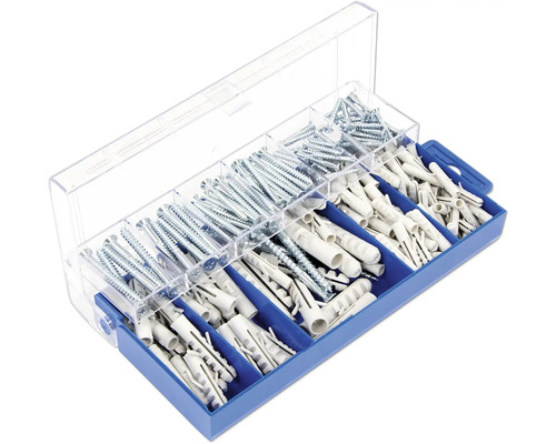 Assortimentsdoos met schroeven en pluggen