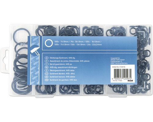 445-delige dichtingsset in sorteerdoos