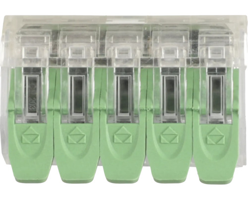 Vijf kroonstenen voor elektrische leidingen