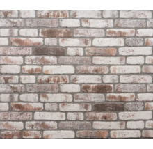 Behang met metselwerkpatroon