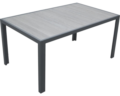 SENS-LINE Tuintafel Bergamo aluminium-keramiek antraciet 157,5x95x75 cm