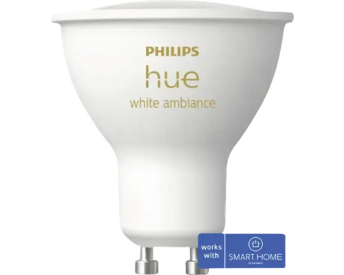 PHILIPS Hue White Ambiance LED-lamp GU10/4,2W instelbaar wit