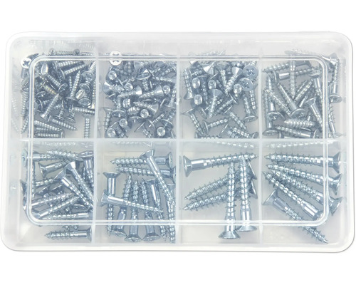Assortimentsdoos met verschillende schroeven