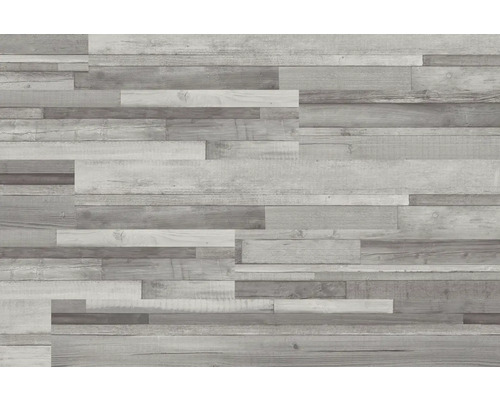 Houten wandbekleding met verschillende grijstinten