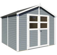 Tuinhuis met dubbele deur en ramen