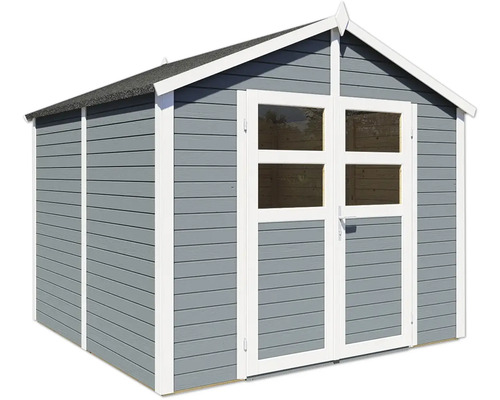 Tuinhuis met dubbele deur en ramen