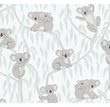 Behang met koala''s en eucalyptusbladeren