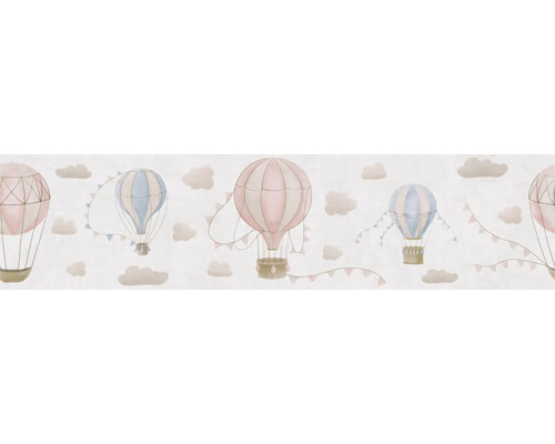 A.S. CRÉATION Behangrand vlies 77135-1 Lilly & Luis ballonnen wolken crème 5 m x 13 cm A.S. CRÉATION Behangrand vlies 77135-1 Lilly & Luis ballonnen wolken crème 5 m x 13 cm