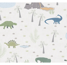 Behang met dinosaurusmotieven