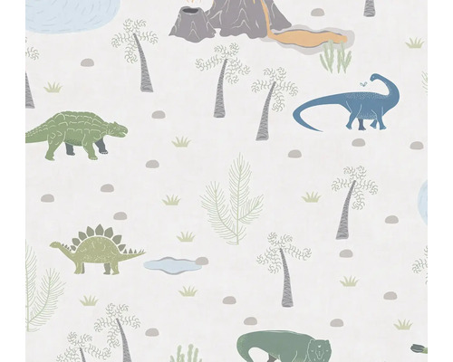 A.S. CRÉATION Vliesbehang 77140-1 Lilly & Luis dinosaurussen crème bont A.S. CRÉATION Vliesbehang 77140-1 Lilly & Luis dinosaurussen crème bont