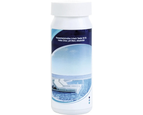 Zwembad Water teststrips tbv PH, chloor en algen 50 st
