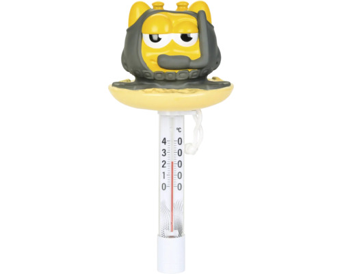 Zwemmend zwembadthermometer met duikerfiguur voor het meten van de watertemperatuur