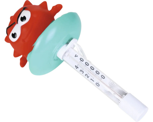 Badthermometer met rood kikkerdesign voor temperatuurmeting