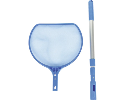 Zwembadschepnet met steel voor het reinigen van zwembaden