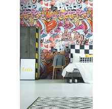 A.S. CRÉATION Fotobehang vlies 77063-1 Lilly & Luis graffiti street art