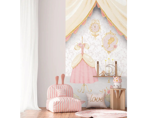 A.S. CRÉATION Fotobehang vlies 77066-1 Lilly & Luis prinses bloemen roze A.S. CRÉATION Fotobehang vlies 77066-1 Lilly & Luis prinses bloemen roze