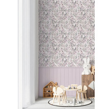 A.S. CRÉATION Fotobehang vlies 77074-1 Lilly & Luis hout bloemen vogels
