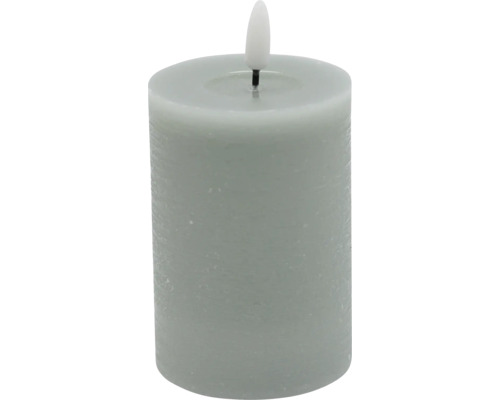 Kaars LED wax groen Ø 7 cm H 12,5 cm