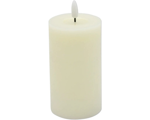 Kaars LED crème Ø 7 cm H 15 cm